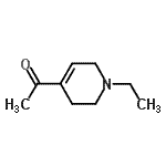 CAS 登录号：720685-44-9， 1-(1-乙基-1,2,3,6-四氢-4-吡啶基)乙酮