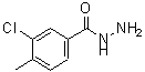 结构式 CAS# 72198-84-6, 3-氯-4-甲基苯甲酰肼