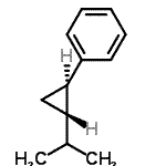CAS 登录号：72359-62-7， [(1R,2S)-2-异丙基环丙基]苯