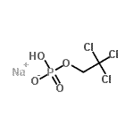 CAS 登录号：7246-20-0， 钠2,2,2-三氯乙基氢磷酸酯