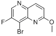 structure of CAS# 724788-70-9, 8-Bromo-7-Fluoro-2-Methoxy-1,5-Naphthyridine;1,5-Naphthyridine,8-Bromo-7-Fluoro-2-Methoxy-;4-Bromo-3-Fluoro-6-Methoxy-[1,5]Naphthyridine;8-BROMO-7-FLUORO-2-METHOXY-1,5-NAPHTHYRIDINE