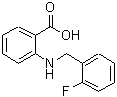 structure of CAS# 725692-80-8, 2-[(2-Fluorobenzyl)amino]benzoic acid;2-{[(2-fluorophenyl)methyl]amino}benzoic acid;benzoic acid, 2-[[(2-fluorophenyl)methyl]amino];MFCD06149992