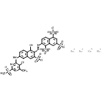 CAS#: 72639-32-8， Tetrasodium 6-[(6-{[5-chloro-6-methyl-2-(methylsulfonyl)-4-pyrimidinyl]amino}-1-hydroxy-3-sulfonato-2-naphthyl)diazenyl]-1,3,5-naphthalenetrisulfonate