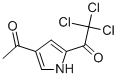 structure of CAS# 72652-34-7, 1-(4-Acetyl-1H-Pyrrol-2-Yl)-2,2,2-Trichloroethanone;1-(4-Acetyl-1H-Pyrrol-2-Yl)-2,2,2-Trichloro-Ethanone;2,2,2-Trichloro-1-(4-Ethanoyl-1H-Pyrrol-2-Yl)Ethanone;Zinc02585620