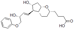 CAS 登录号：72657-07-9， 4-[(2R,4aR,5R,6R,7aS)-6-羟基-5-[(E,3R)-3-羟基-4-(苯氧基)丁-1-烯基]-2,3,4,4a,5,6,7,7a-八氢环戊烯并[E]吡喃-2-基]丁酸