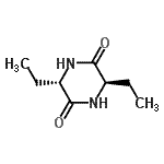 CAS 登录号：72882-82-7， (3R,6S)-3,6-二乙基-2,5-哌嗪二酮