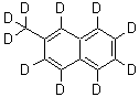 结构式 CAS# 7297-45-2, 1,2,3,4,5,6,8-七氘-7-(三氘甲基)萘