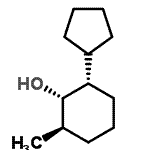 CAS 登录号：72987-61-2， (1S,2S,6R)-2-环戊基-6-甲基环己醇