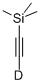 结构式 CAS# 7299-46-9, 乙炔基-2-D-三甲基-硅烷