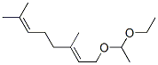 CAS 登录号：73003-77-7， 1-(1-乙氧基乙氧基)-3,7-二甲基辛-2,6-二烯