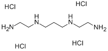 structure of CAS# 73082-39-0, N,N'-bis(2-aminoethyl)-1,3-Propanediamine tetrahydrochloride;1,3-PROPANEDIAMINE,N,N'-BIS(2-AMINOETHYL), TETRAHYDROCHLORIDE;1,4,8,11-Tetraazaundecane Tetrahydrochloride, 98 %;1,4,8,11-TETRAAZAUNDECANE TETRAHYDROCHLORIDE