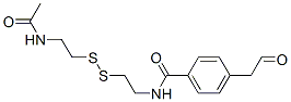 CAS 登录号：73097-03-7， N-乙酰基-N'-(对乙醛酰苯甲酰基)胱胺