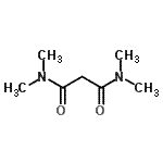 structure of CAS# 7313-22-6, N,N,N',N'-tetramethylpropanediamide