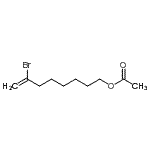 structure of CAS# 731773-24-3, 7-Bromo-7-octen-1-yl acetate;8-acetoxy-2-bromo-octene