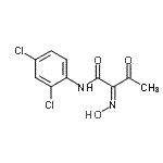 CAS#: 732-71-8， (2Z)-N-(2,4-Dichlorophenyl)-2-(hydroxyimino)-3-oxobutanamide