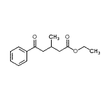 结构式 CAS# 73249-95-3, 乙基3-甲基-5-氧代-5-苯基戊酸酯
