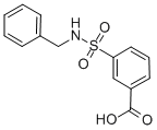 structure of CAS# 7326-77-4, 3-Benzylsulfamoyl-Benzoic Acid;3-(Benzylsulfamoyl)Benzoate;Zinc00051687