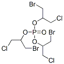 structure of CAS# 7328-28-1, Tris[2-Bromo-1-(Chloromethyl)Ethyl] Phosphate;Tris[1-(Bromomethyl)-2-Chloro-Ethyl] Phosphate;Phosphoric Acid Tris[1-(Bromomethyl)-2-Chloroethyl] Ester;Phosphoric Acid Tris[1-(Bromomethyl)-2-Chloro-Ethyl] Ester