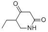structure of CAS# 73290-32-1, 5-Ethyl-2,4-Piperidinedione;5-ETHYL-2,4-PIPERIDINEDIONE