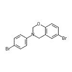 CAS 登录号：7331-80-8， 6-溴-3-(4-溴苯基)-3,4-二氢-2H-1,3-苯并恶嗪