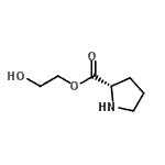 CAS 登录号：733697-14-8， 2-羟基乙基L-脯氨酸酯