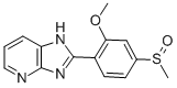 CAS#: 73384-60-8， 2-[2-Methoxy-4-(Methylsulfinyl)Phenyl]-1H-Imidazo[4,5-b]Pyridine