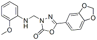 CAS#: 73484-48-7， 5-(1,3-Benzodioxol-5-Yl)-3-[[(2-Methoxyphenyl)Amino]Methyl]-1,3,4-Oxadiazol-2-One