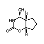 CAS 登录号：73516-67-3， (4R,4aS,7aS)-4-甲基六氢环戊并[e][1,3]恶嗪-2(3H)-酮