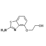 CAS 登录号：73533-00-3， 2-[(2-氨基-1,3-苯并噻唑-4-基)氧基]乙醇