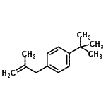 structure of CAS# 73566-44-6, 1-(2-Methyl-2-propanyl)-4-(2-methyl-2-propen-1-yl)benzene;3-(4-tert-Butylphenyl)-2-methyl-1-propene