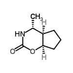 CAS 登录号：73609-59-3， (4R,4aR,7aR)-4-甲基六氢环戊并[e][1,3]恶嗪-2(3H)-酮