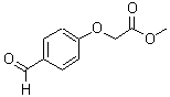 结构式 CAS# 73620-18-5, (4-甲酰基苯氧基)乙酸甲酯