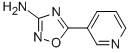 structure of CAS# 73631-18-2, 5-Pyridin-3-Yl-1,2,4-Oxadiazol-3-Amine;3-Amino-5-(Pyridin-3-Yl)-1,2,4-Oxadiazole;5-Pyridin-3-Yl-1,2,4-Oxadiazol-3-Amine