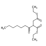 CAS#: 73642-76-9， Diethyl 2-heptanoylsuccinate