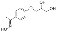 CAS 登录号：73663-80-6， 4'-(2,3-二羟基丙氧基)-苯乙酮肟