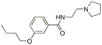 CAS 登录号：73664-73-0， 3-丁氧基-N-(2-吡咯烷-1-基乙基)苯甲酰胺
