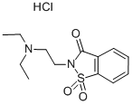 CAS#: 73698-51-8， 2-(2-Diethylaminoethyl)-1,1-Dioxo-1,2-Benzothiazol-3-One Hydrochloride