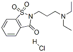 CAS 登录号：73698-52-9， 2-(3-二乙基氨基丙基)-1,1-二氧代-1,2-苯并噻唑-3-酮盐酸盐
