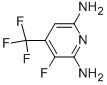 structure of CAS# 737000-87-2, 2,6-Diamino-3-Fluoro-4-(Trifluoromethyl)Pyridine;2,6-Diamino-3-Fluoro-4-(Trifluoromethyl)Pyridine, 97+%
