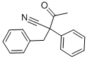 structure of CAS# 73747-26-9, 3-Oxo-2-Phenyl-2-(Phenylmethyl)Butanenitrile;2-(Benzyl)-3-Keto-2-Phenyl-Butyronitrile;St5443776;2-Acetyl-2,3-Diphenylpropionitrile