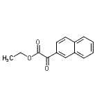 structure of CAS# 73790-09-7, Ethyl 2-naphthyl(oxo)acetate;2-[Ethoxy(oxo)acetyl]naphthalene;Ethyl (naphth-2-yl)(oxo)acetate, tech;Ethyl (naphth-2-yl)glyoxylate