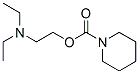 CAS 登录号：73790-59-7， 2-二乙基氨基乙基哌啶-1-羧酸酯