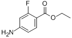 structure of CAS# 73792-06-0, Ethyl 4-Amino-2-Fluorobenzoate;ETHYL 4-AMINO-2-FLUOROBENZOATE