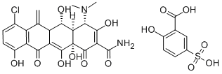 CAS#: 73816-42-9， Meclocycline Sulfosalicylate Salt