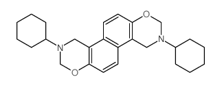 CAS 登录号：73816-79-2， 2,3,4,8,9,10-六氢-3,9-二环己基萘并[1,2-e:5,6-e']二[1,3]恶嗪