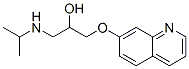 CAS 登录号：73826-00-3， 1-(丙-2-基氨基)-3-喹啉-7-基氧基丙-2-醇