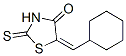 CAS#: 73855-57-9， (5E)-5-(Cyclohexylmethylidene)-2-Sulfanylidene-1,3-Thiazolidin-4-One