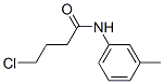 structure of CAS# 73863-44-2, 4-Chloro-N-(3-Methylphenyl)-Butanamide;4-Chloro-N-(3-Methylphenyl)Butyramide;Zinc02166695
