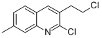 CAS 登录号：73863-50-0， 2-氯-3-(2-氯乙基)-7-甲基喹啉