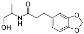 CAS 登录号：73941-25-0， 3-(1,3-苯并二氧戊环-5-基)-N-(1-羟基丙-2-基)丙酰胺
